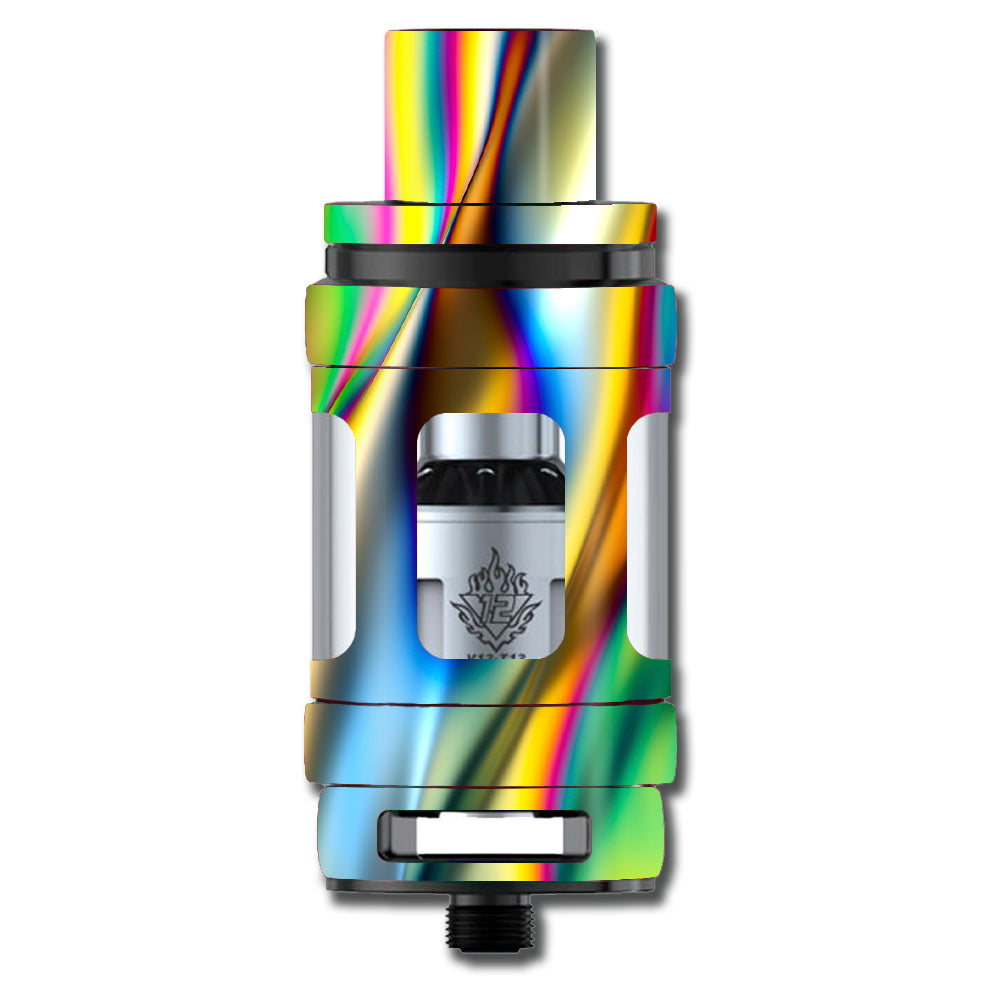  Oil Slick Rainbow Opalescent Design Awesome Smok TFV12 Cloud King Beast  Skin