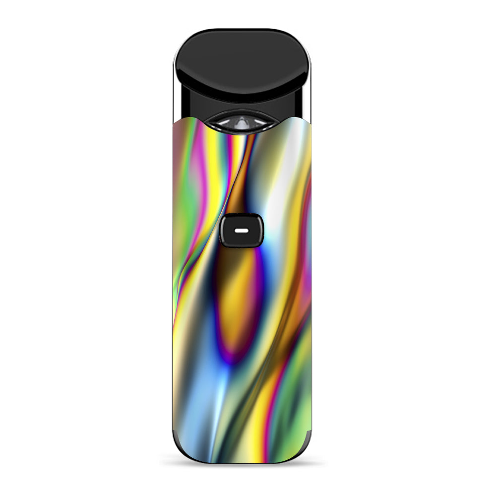  Oil Slick Rainbow Opalescent Design Awesome Smok Nord Skin