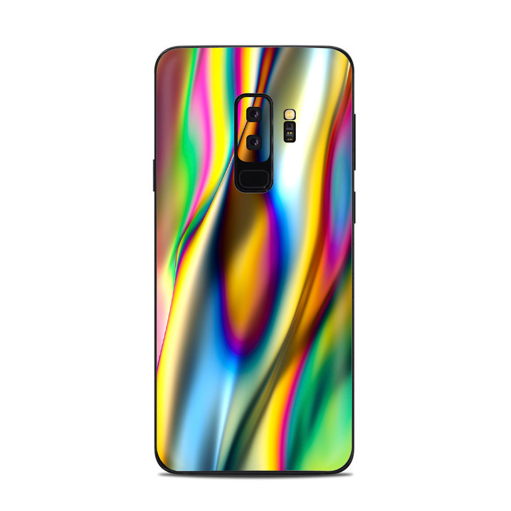  Oil Slick Rainbow Opalescent Design Awesome Samsung Galaxy S9 Plus Skin