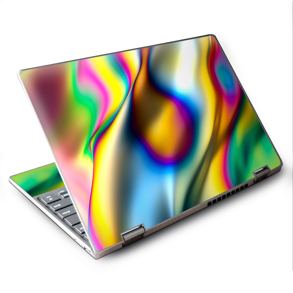  Oil Slick Rainbow Opalescent Design Awesome Lenovo Yoga 710 11.6" Skin