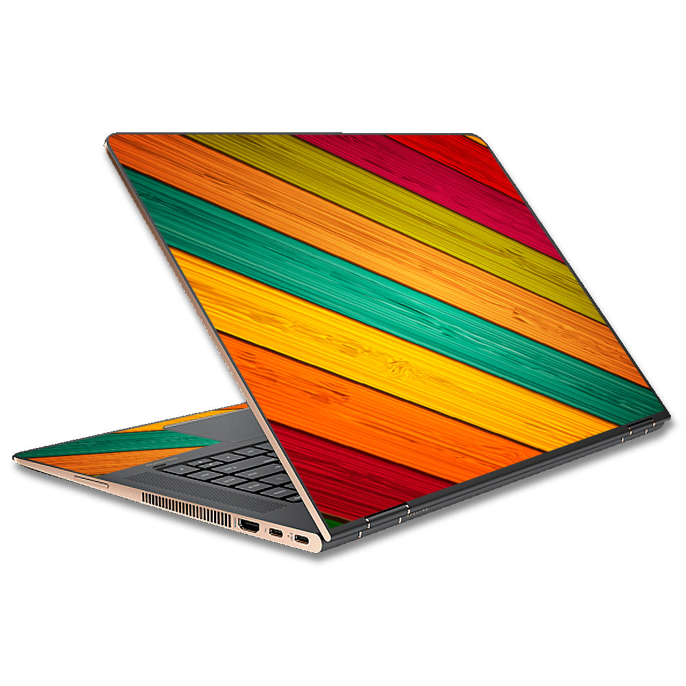  Color Wood Planks HP Spectre x360 15t Skin