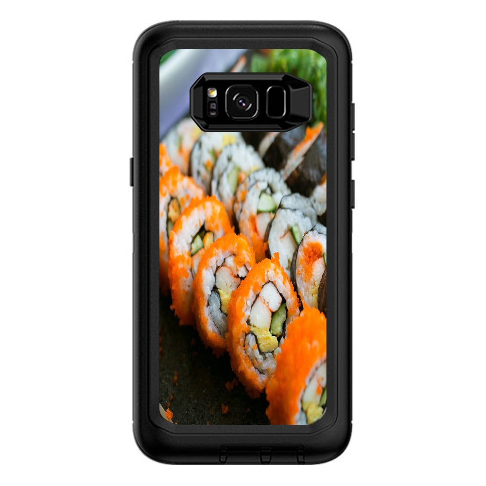  Sushi Rolls Eat Foodie Japanese Otterbox Defender Samsung Galaxy S8 Plus Skin