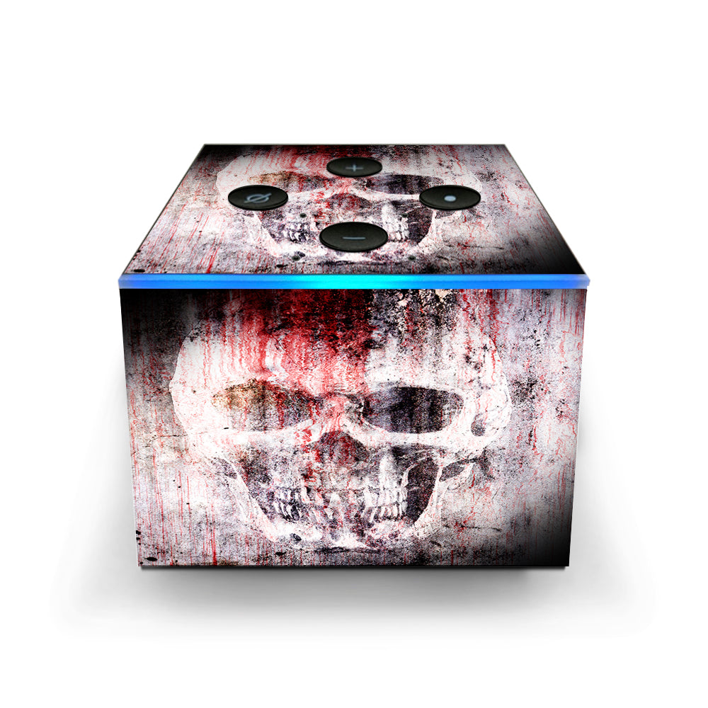  Tattered Skull Blood Skull Dead Amazon Fire TV Cube Skin