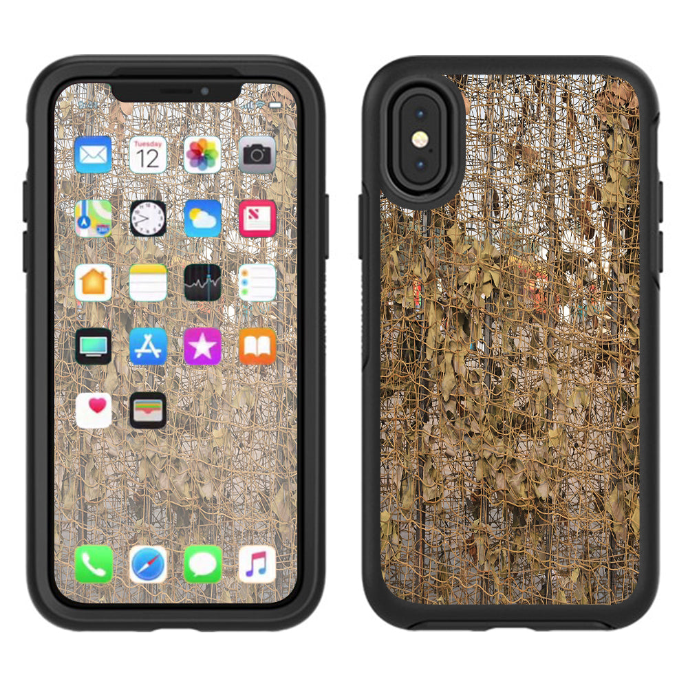  Tree Camo Net Camouflage Military Otterbox Defender Apple iPhone X Skin