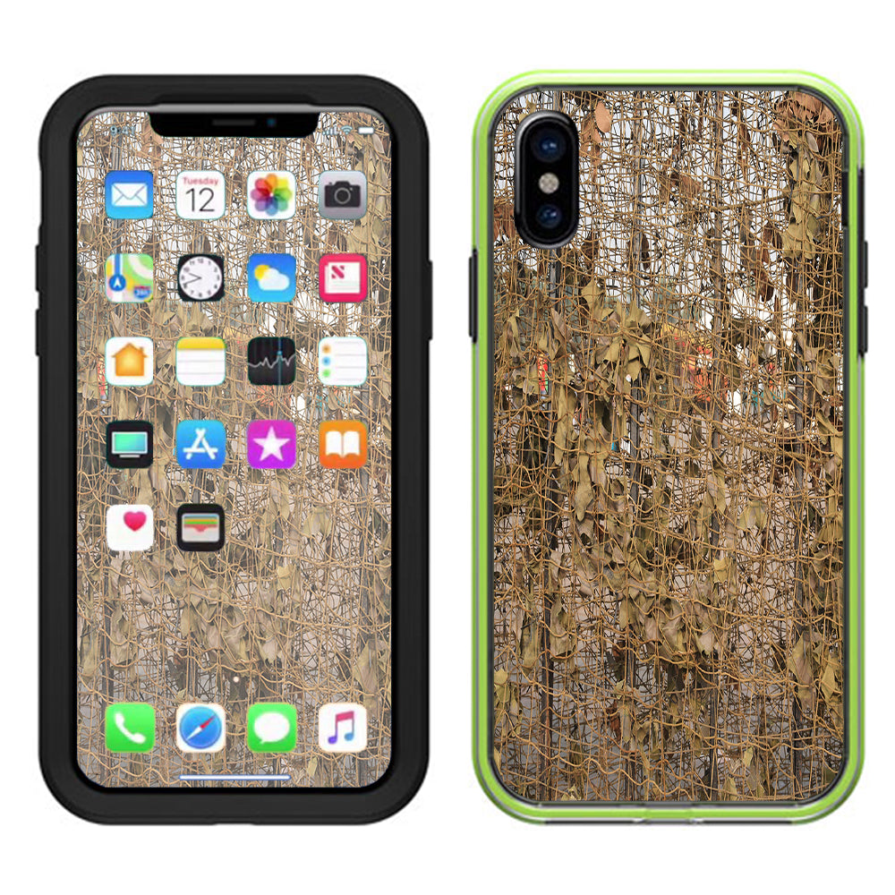  Tree Camo Net Camouflage Military Lifeproof Slam Case iPhone X Skin