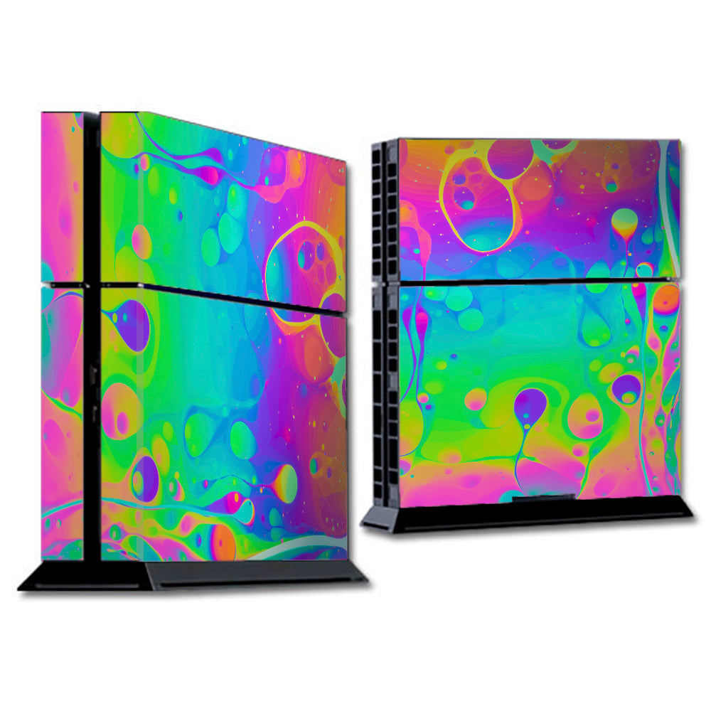  Trippy Tie Die Colors Dripping Lava Sony Playstation PS4 Skin