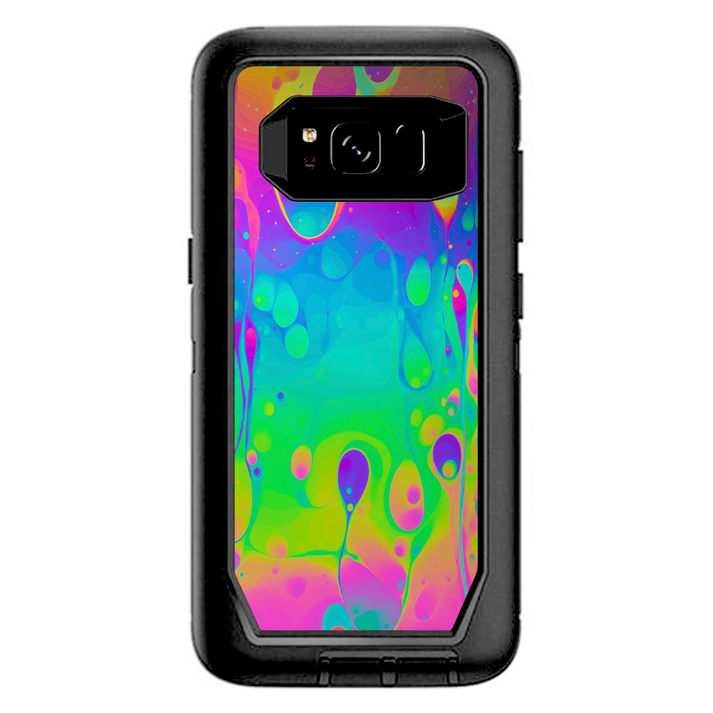  Trippy Tie Die Colors Dripping Lava Otterbox Defender Samsung Galaxy S8 Skin