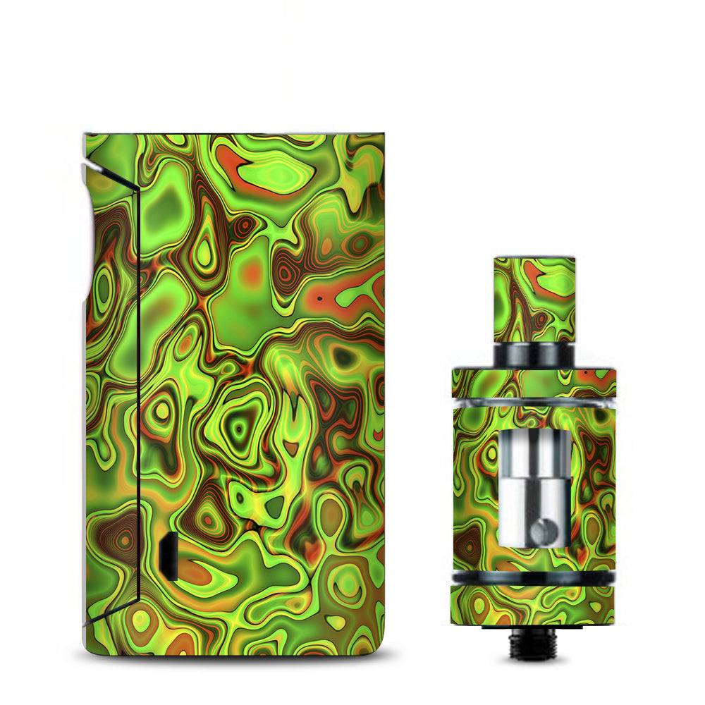  Green Glass Trippy Psychedelic Vaporesso Drizzle Fit Skin