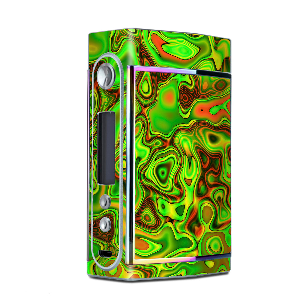  Green Glass Trippy Psychedelic Too VooPoo Skin