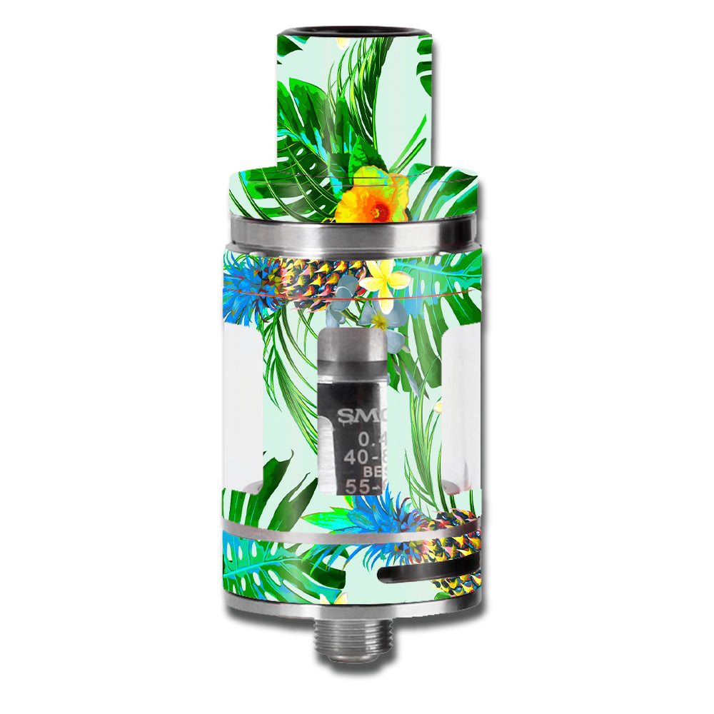  Tropical Floral Pattern Pineapple Palm Trees Smok TFV8 Micro Baby Beast  Skin