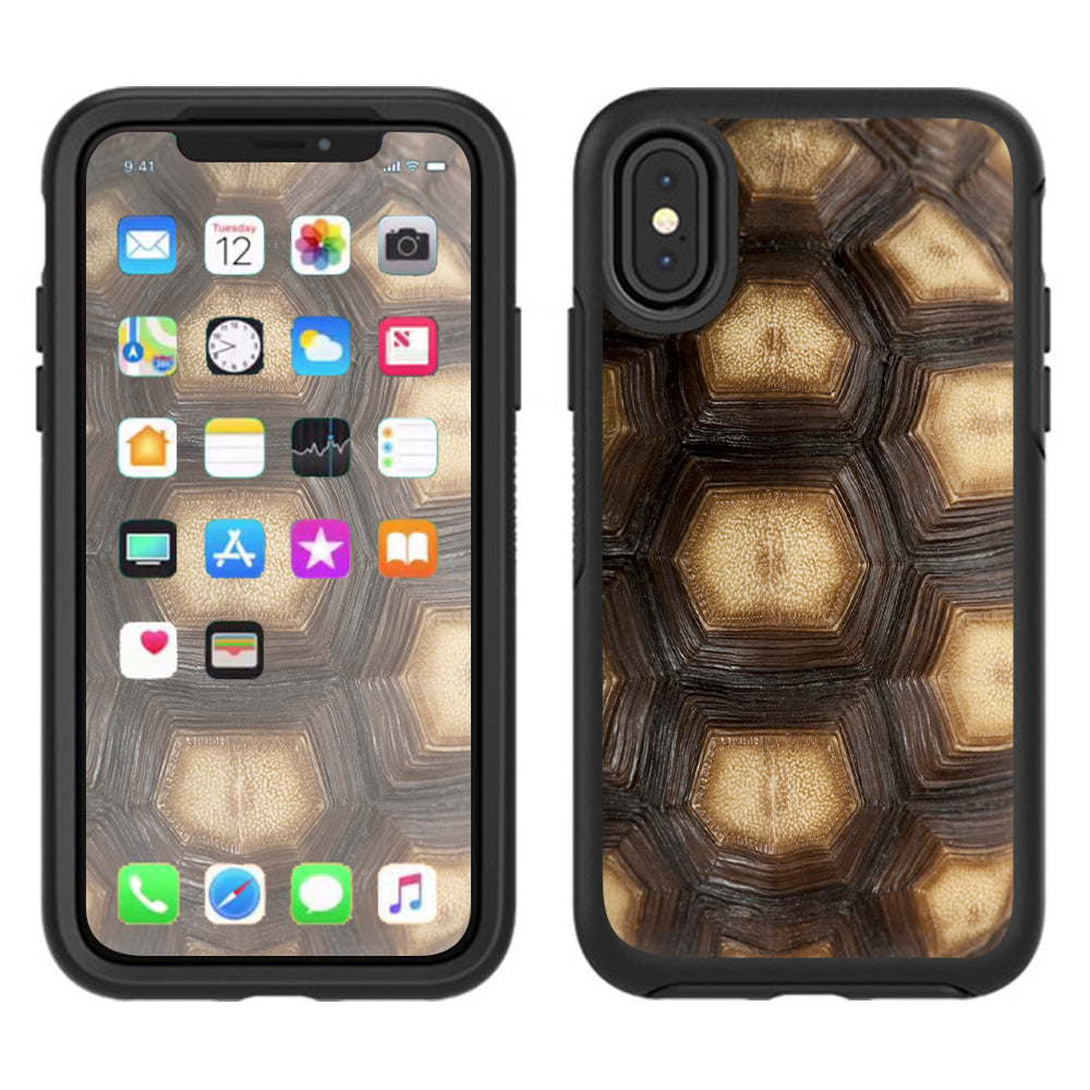  Turtle Shell Sea Desert Tortoise  Otterbox Defender Apple iPhone X Skin