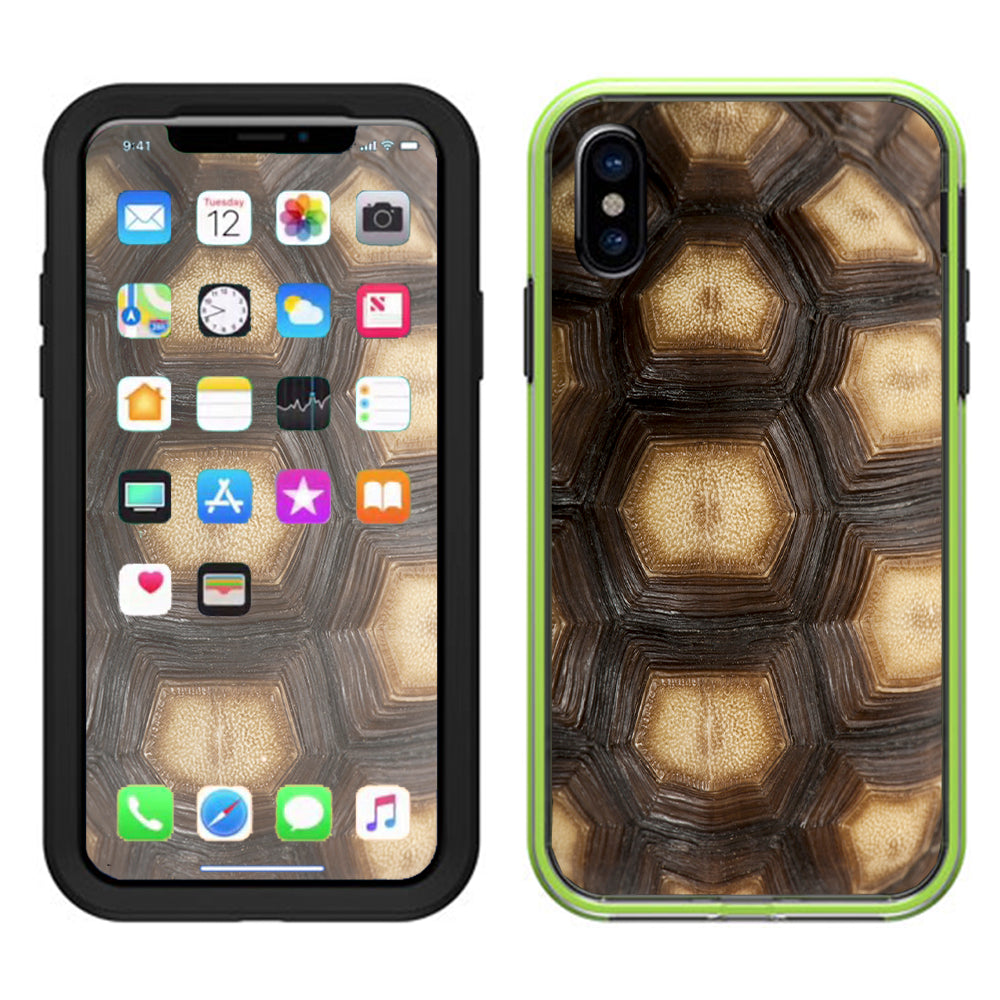  Turtle Shell Sea Desert Tortoise  Lifeproof Slam Case iPhone X Skin