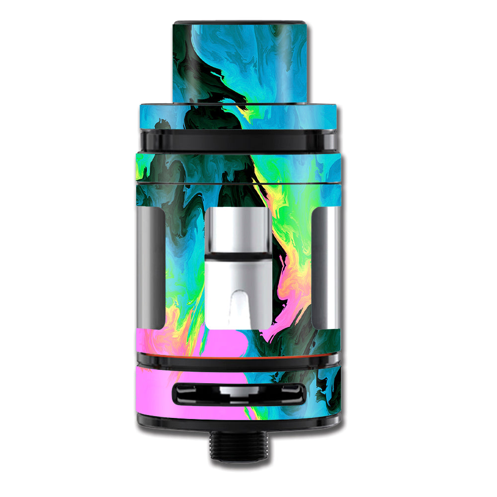  Water Colors Trippy Abstract Pastel Preppy Smok TFV8 Big Baby Beast  Skin
