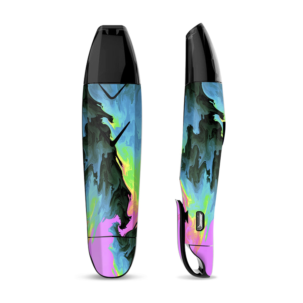 Skin Decal for Suorin Vagon  Vape / water colors trippy abstract pastel preppy