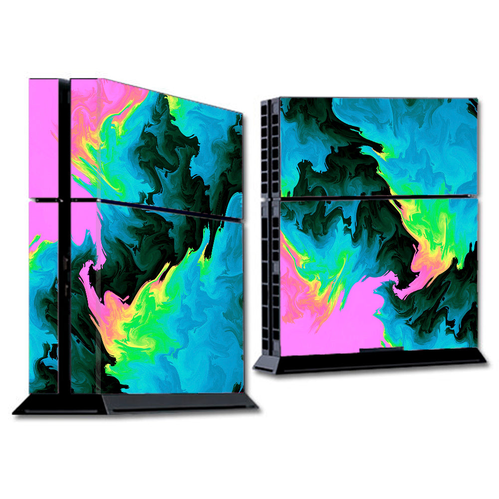  Water Colors Trippy Abstract Pastel Preppy Sony Playstation PS4 Skin