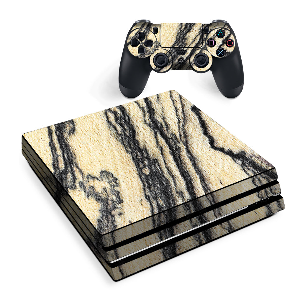 White Purple Crystals Geode Stone Sony PS4 Pro Skin