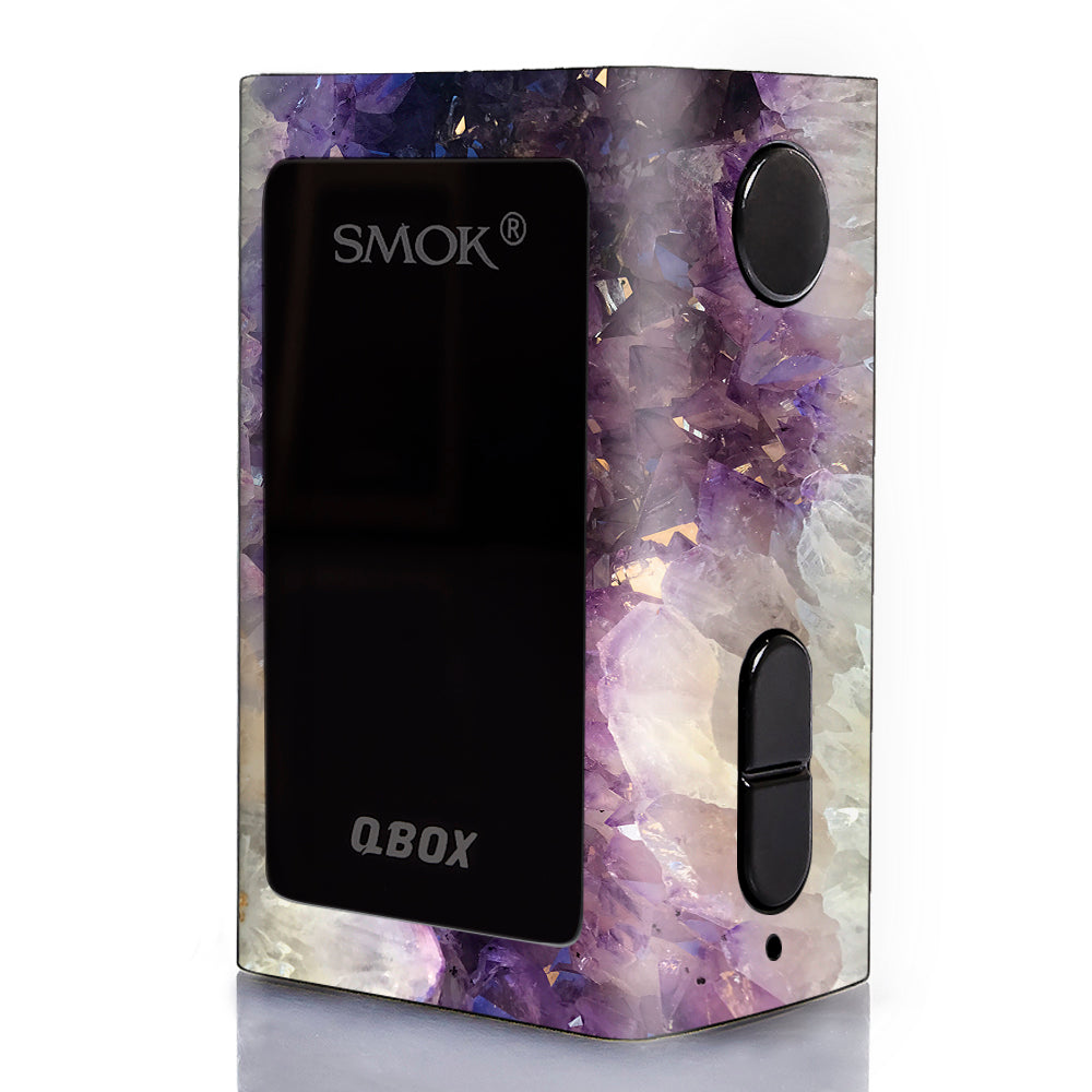  Wood Marble  Smok Qbox 50w tc Skin