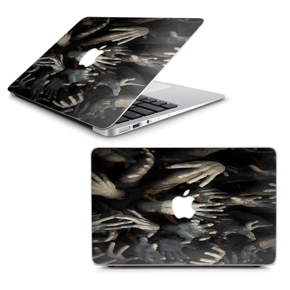 Zombie Hands Dead Trapped Walking Macbook Air 11" A1370 A1465 Skin