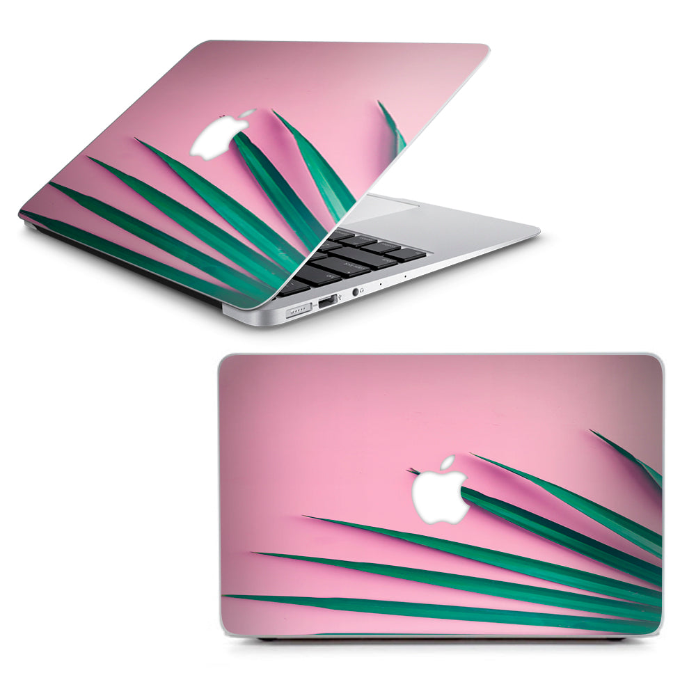  Pink Green Palm Frawns Macbook Air 11" A1370 A1465 Skin