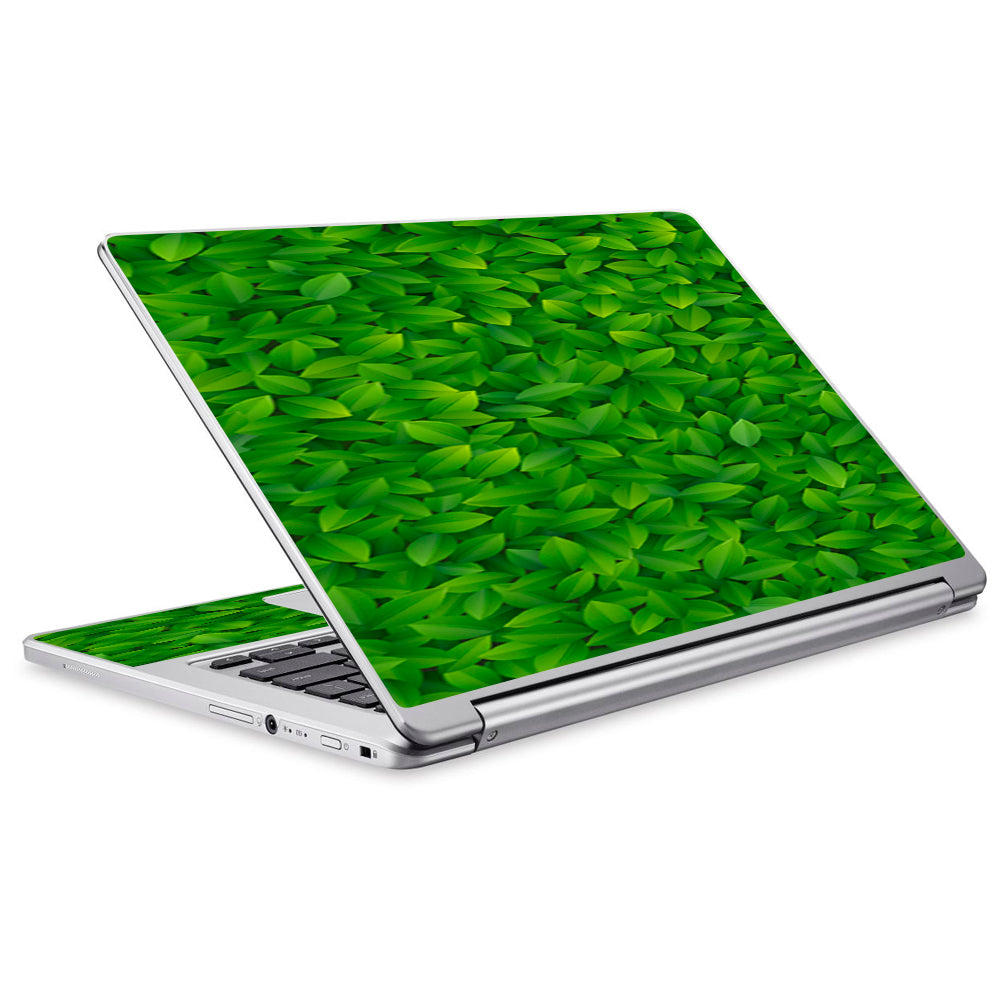  Green Leaves Acer Chromebook R13 Skin
