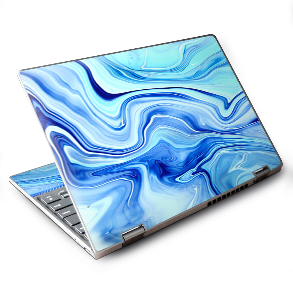  Blue Marble Rocks Glass Lenovo Yoga 710 11.6" Skin