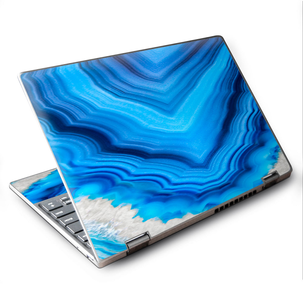  Crystal Blue Ice Marble  Lenovo Yoga 710 11.6" Skin