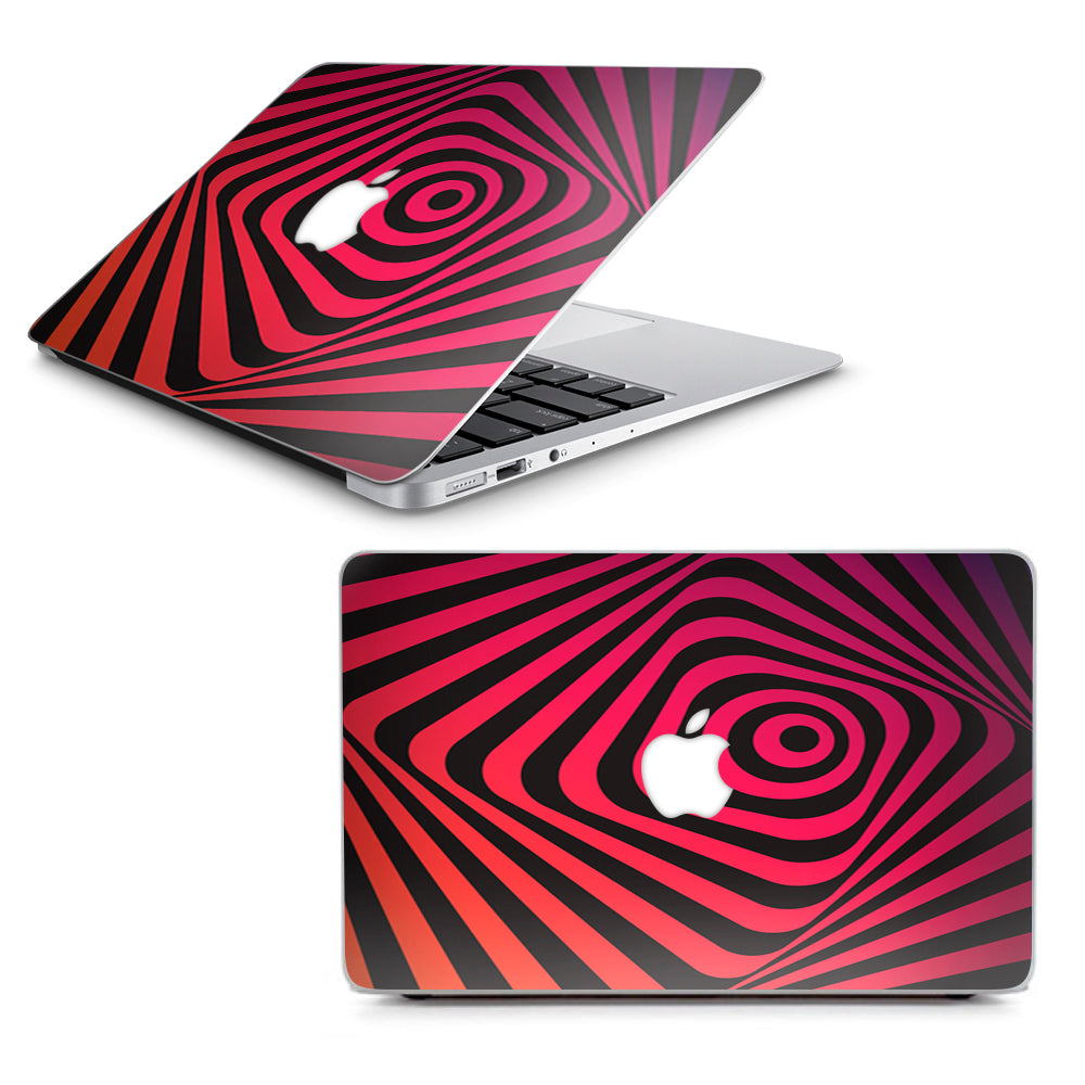  Abstract Movement Trippy Psychedelic Macbook Air 11" A1370 A1465 Skin