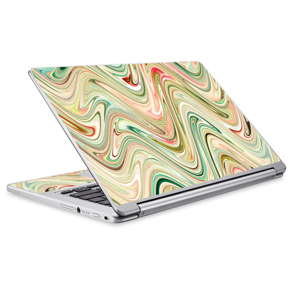  Marble Abstract Motion Acer Chromebook R13 Skin