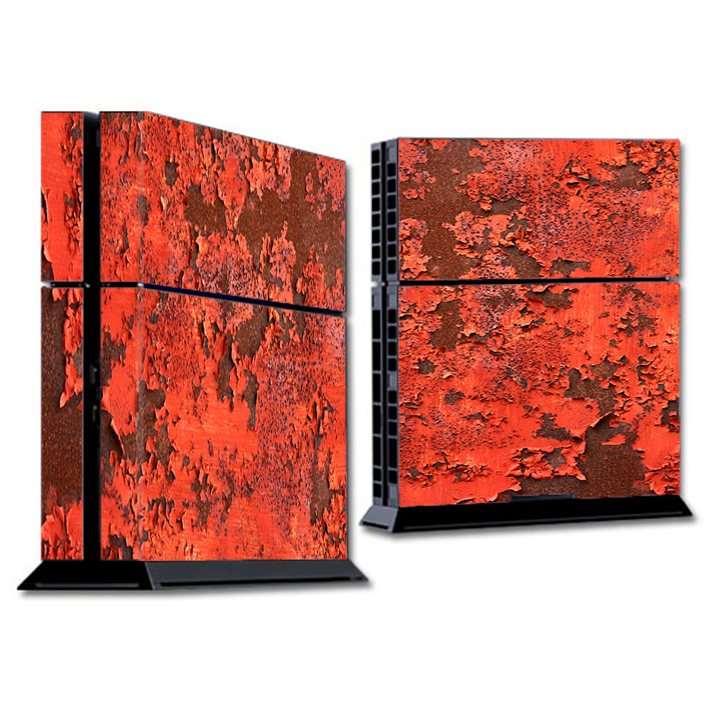  Red Rust Sony Playstation PS4 Skin