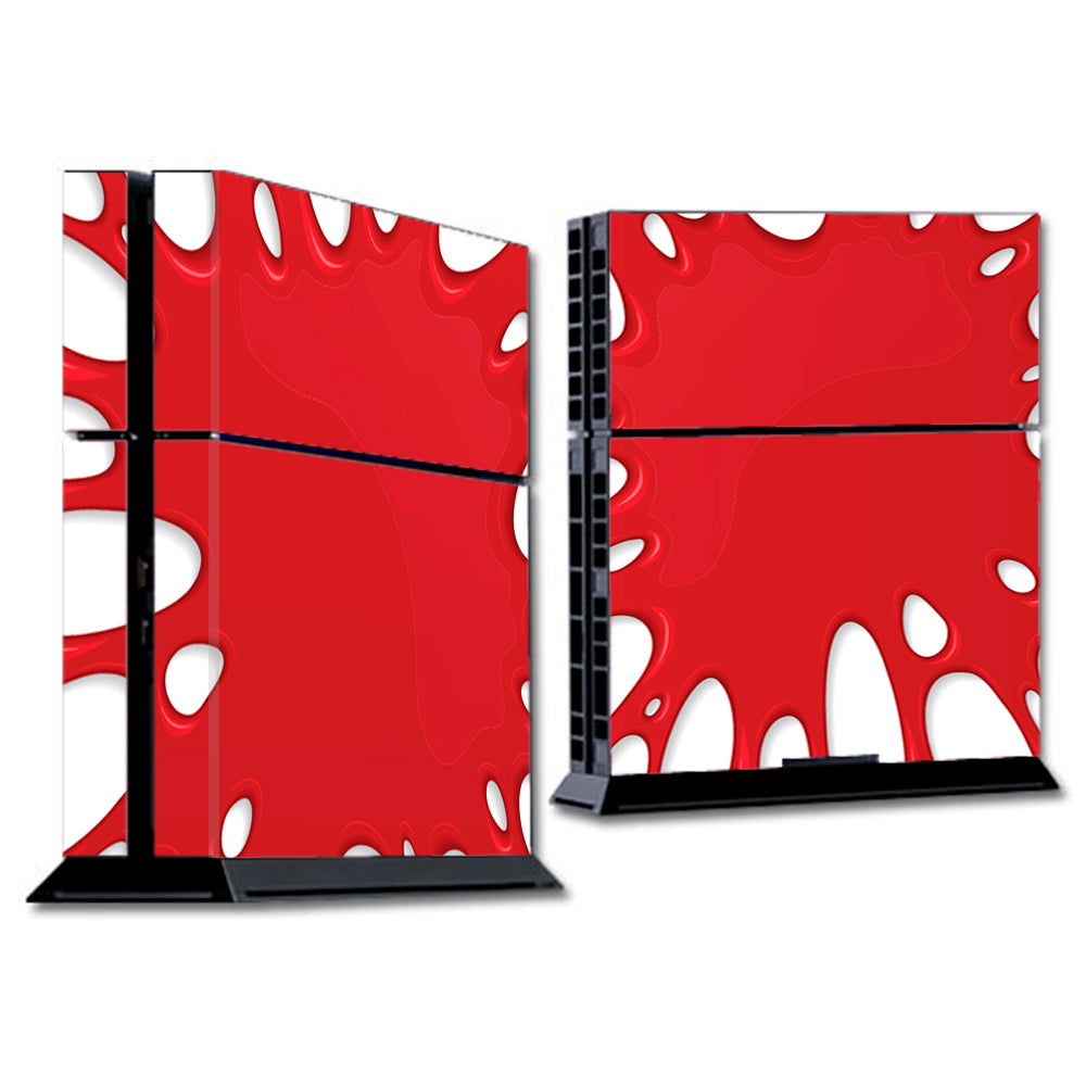  Red Stretch Slime Blood Sony Playstation PS4 Skin