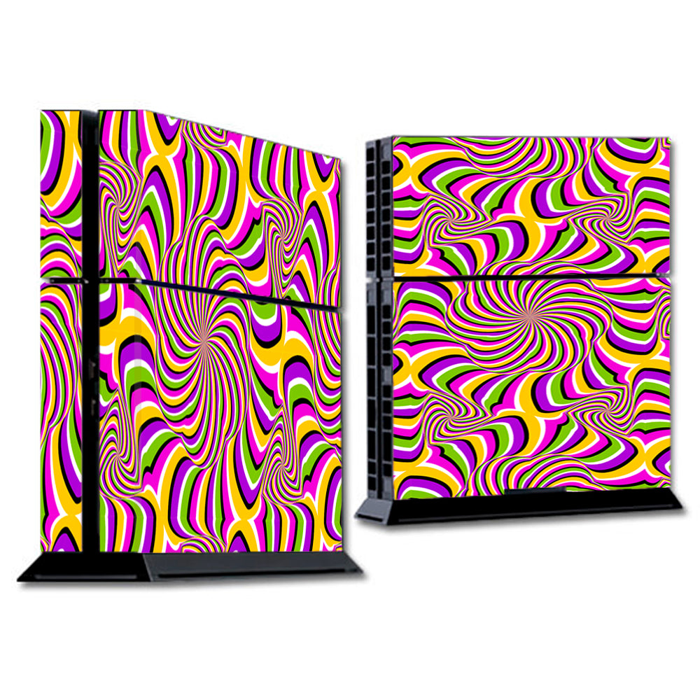  Psychedelic Swirls Motion Holographic Sony Playstation PS4 Skin