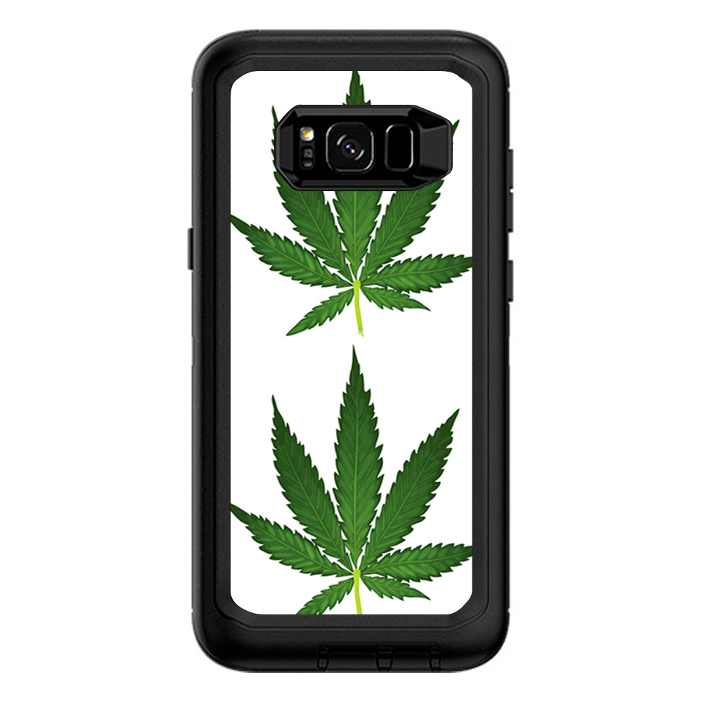  Pot Leaf Weed Marijuana Bud Otterbox Defender Samsung Galaxy S8 Plus Skin