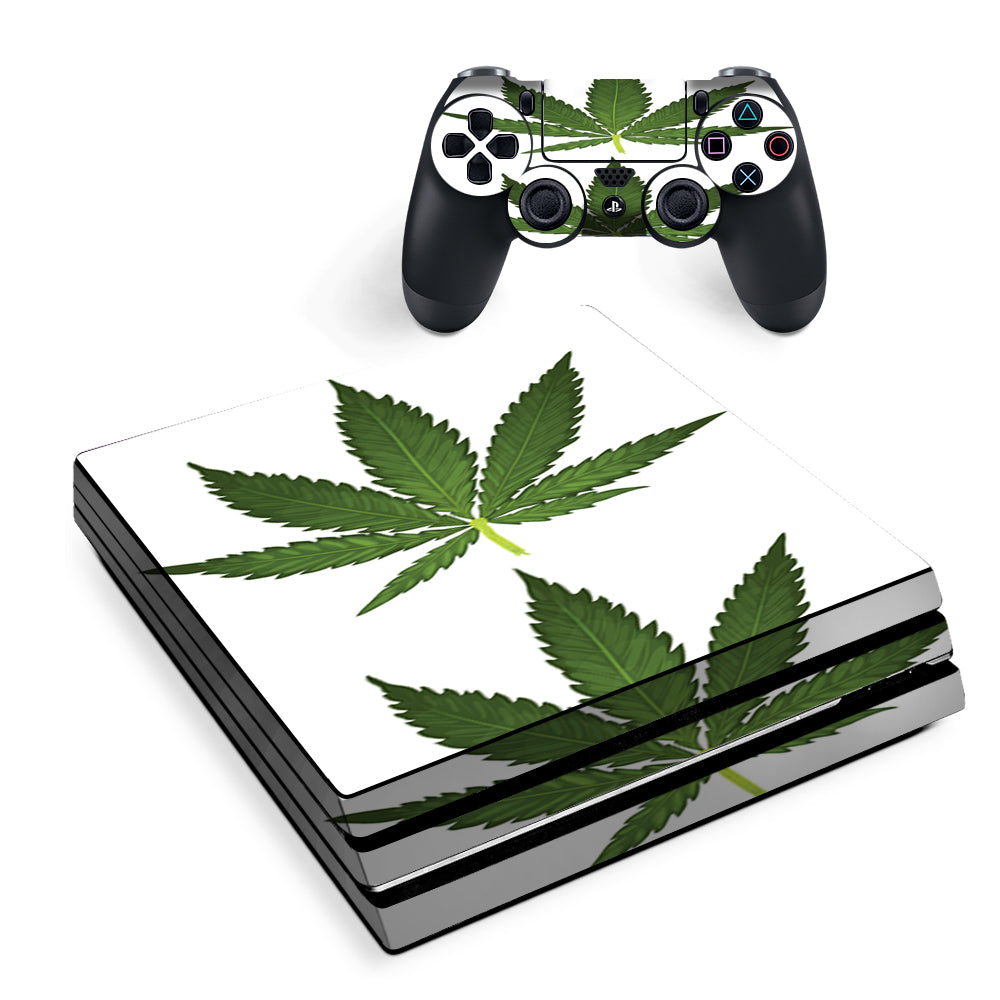 Pot Leaf Weed Marijuana Bud Sony PS4 Pro Skin