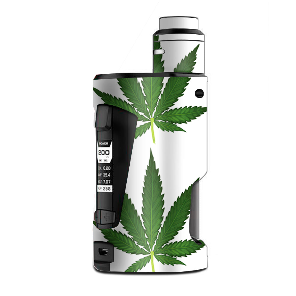  Pot Leaf Weed Marijuana Bud G Box Squonk Geek Vape Skin