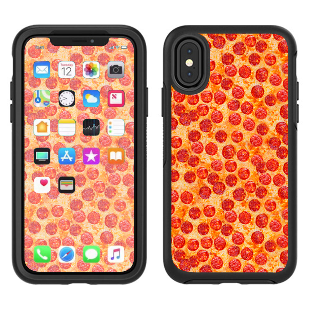  Pepperoni Pizza Yum Otterbox Defender Apple iPhone X Skin