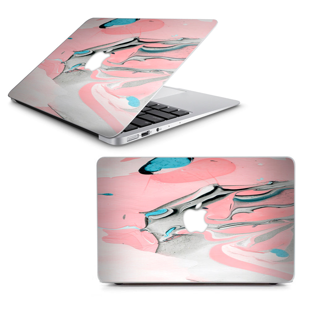  Pastel Marble Pink Blue Swirl Macbook Air 11" A1370 A1465 Skin