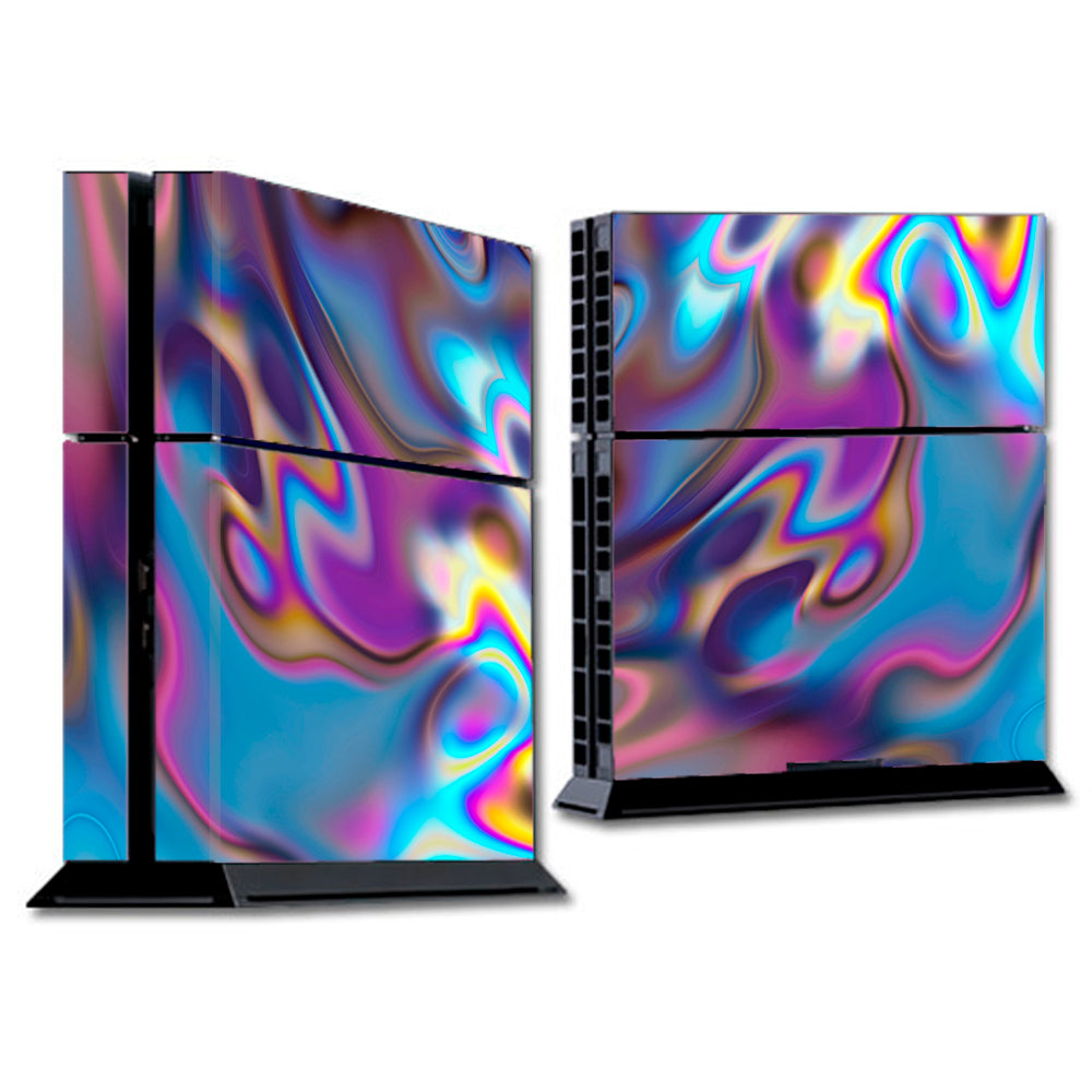  Opalescent Resin Marble Oil Slick Sony Playstation PS4 Skin