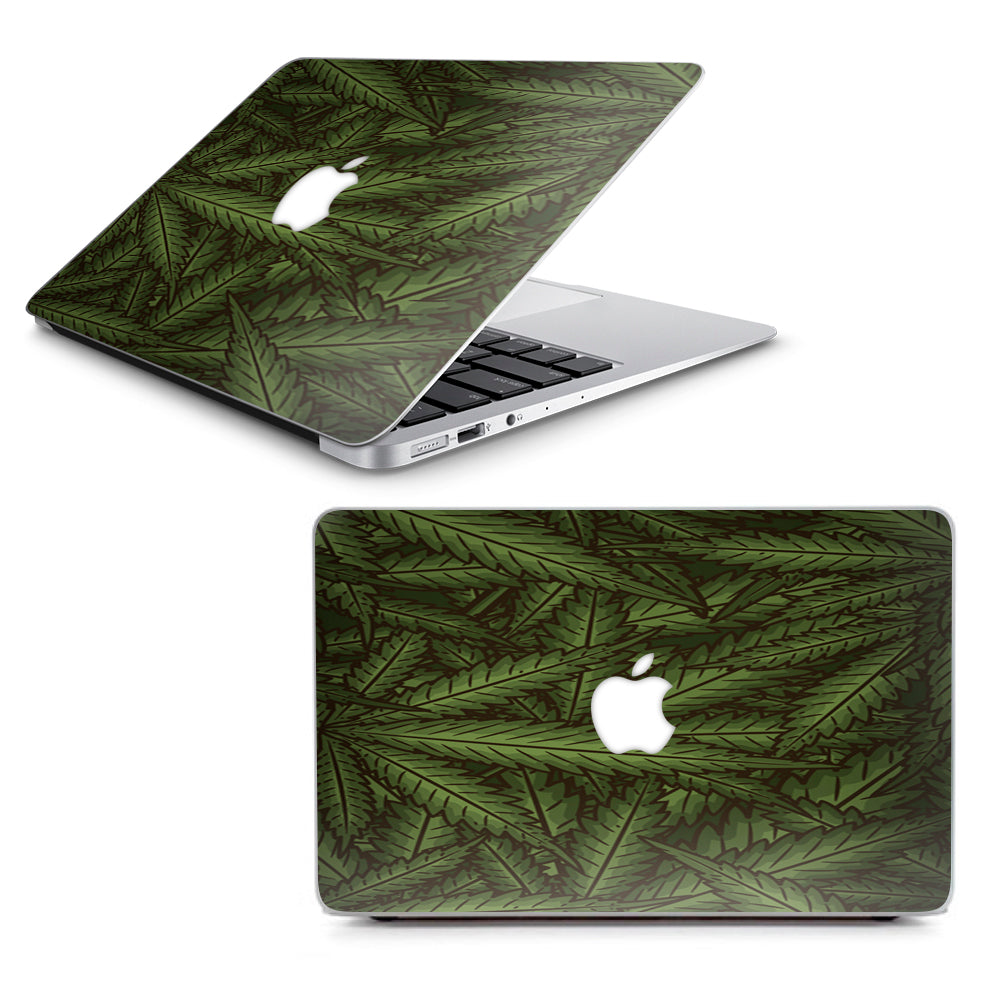  Marijuana Leaves Pot Weed Macbook Air 13" A1369 A1466 Skin