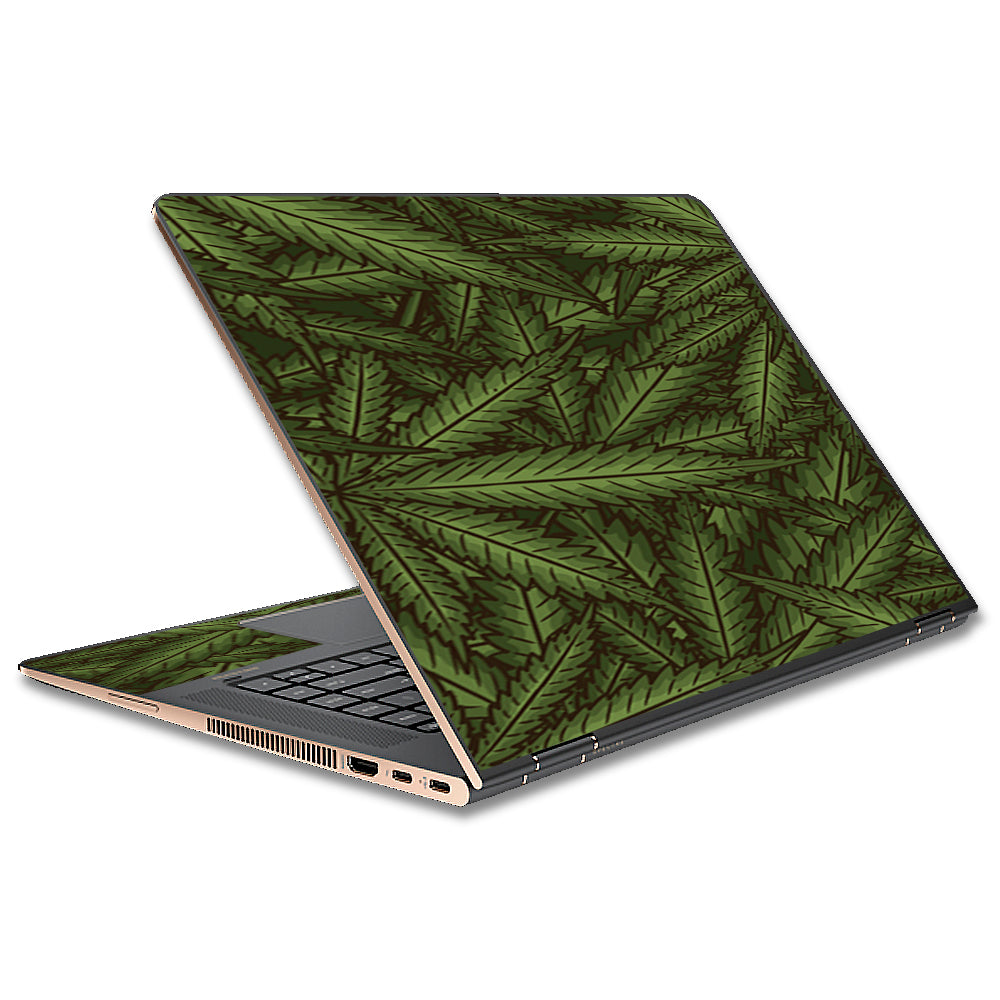  Marijuana Leaves Pot Weed HP Spectre x360 15t Skin