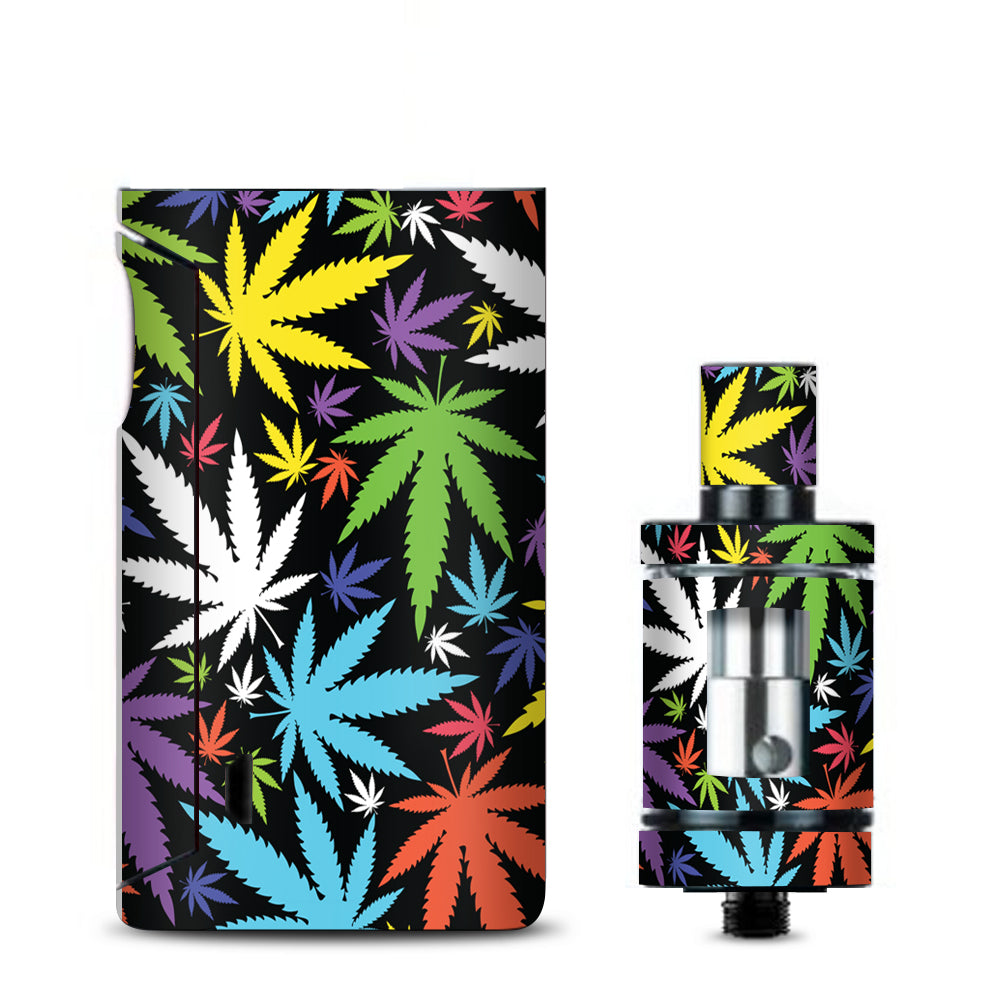  Colorful Weed Leaves Leaf  Vaporesso Drizzle Fit Skin