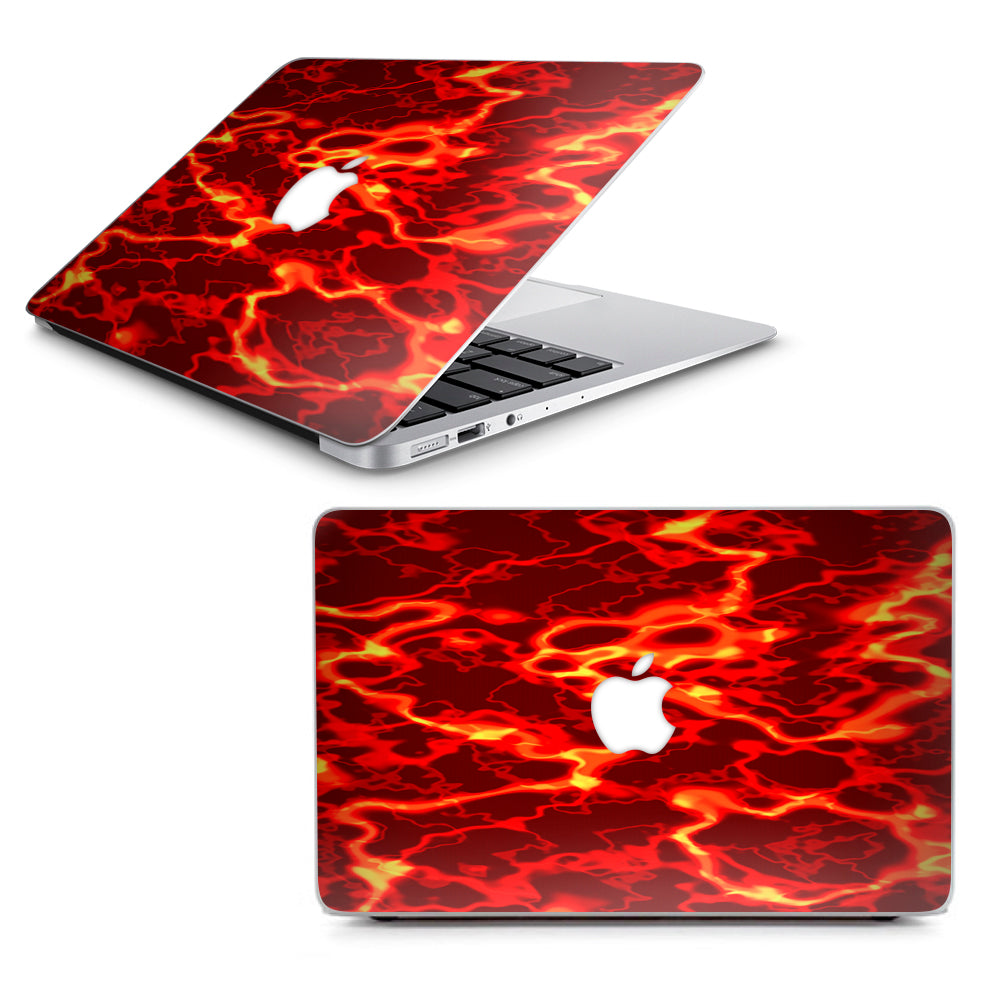  Lave Hot Molten Fire Rage Macbook Air 11" A1370 A1465 Skin