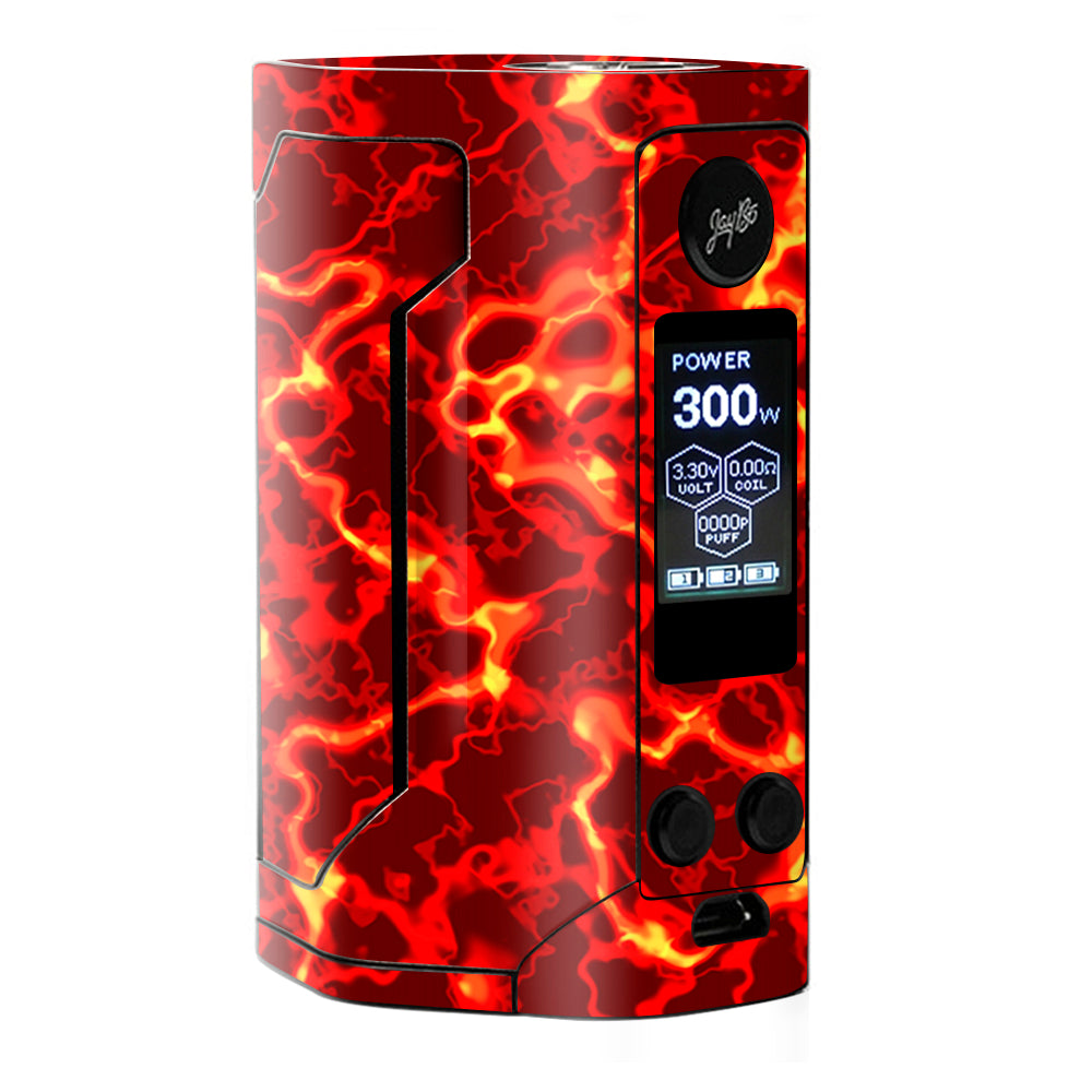  Lave Hot Molten Fire Rage Wismec Gen 3 300w Skin