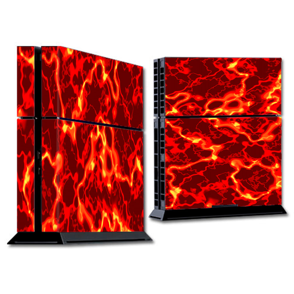  Lave Hot Molten Fire Rage Sony Playstation PS4 Skin