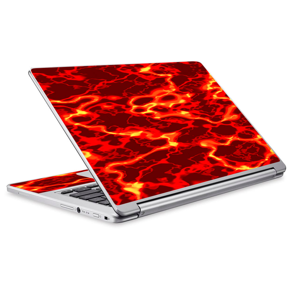  Lave Hot Molten Fire Rage Acer Chromebook R13 Skin