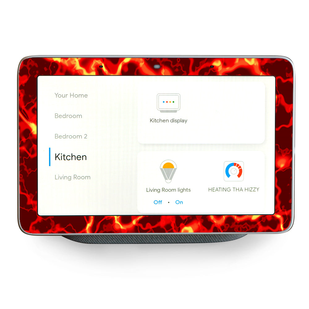 Lave Hot Molten Fire Rage Google Home Hub Skin
