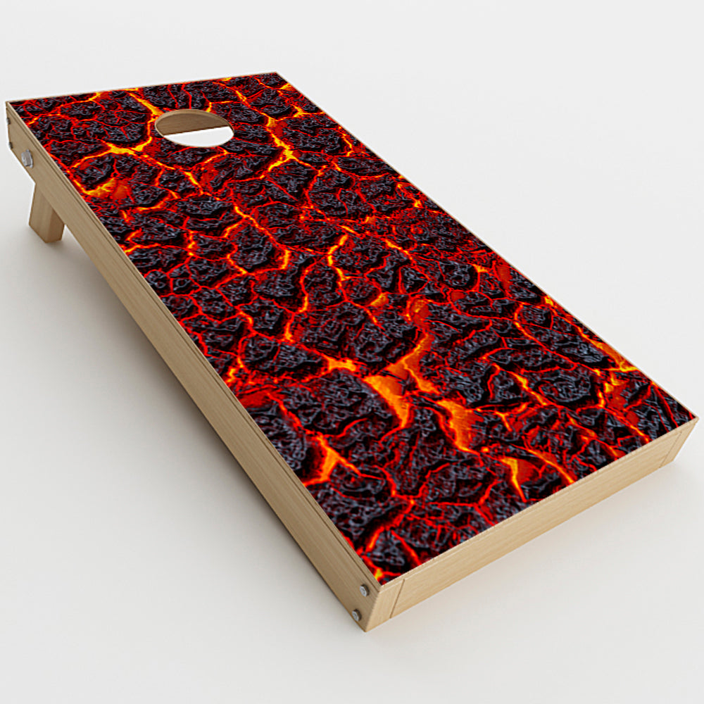  Burnt Top Lava Eruption Ash  Cornhole Game Board (2 pcs.) Skin