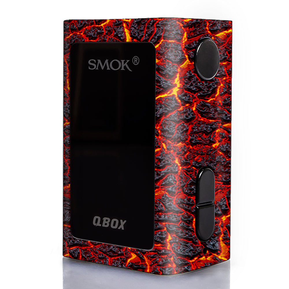  Burnt Top Lava Eruption Ash Smok Qbox 50w tc Skin