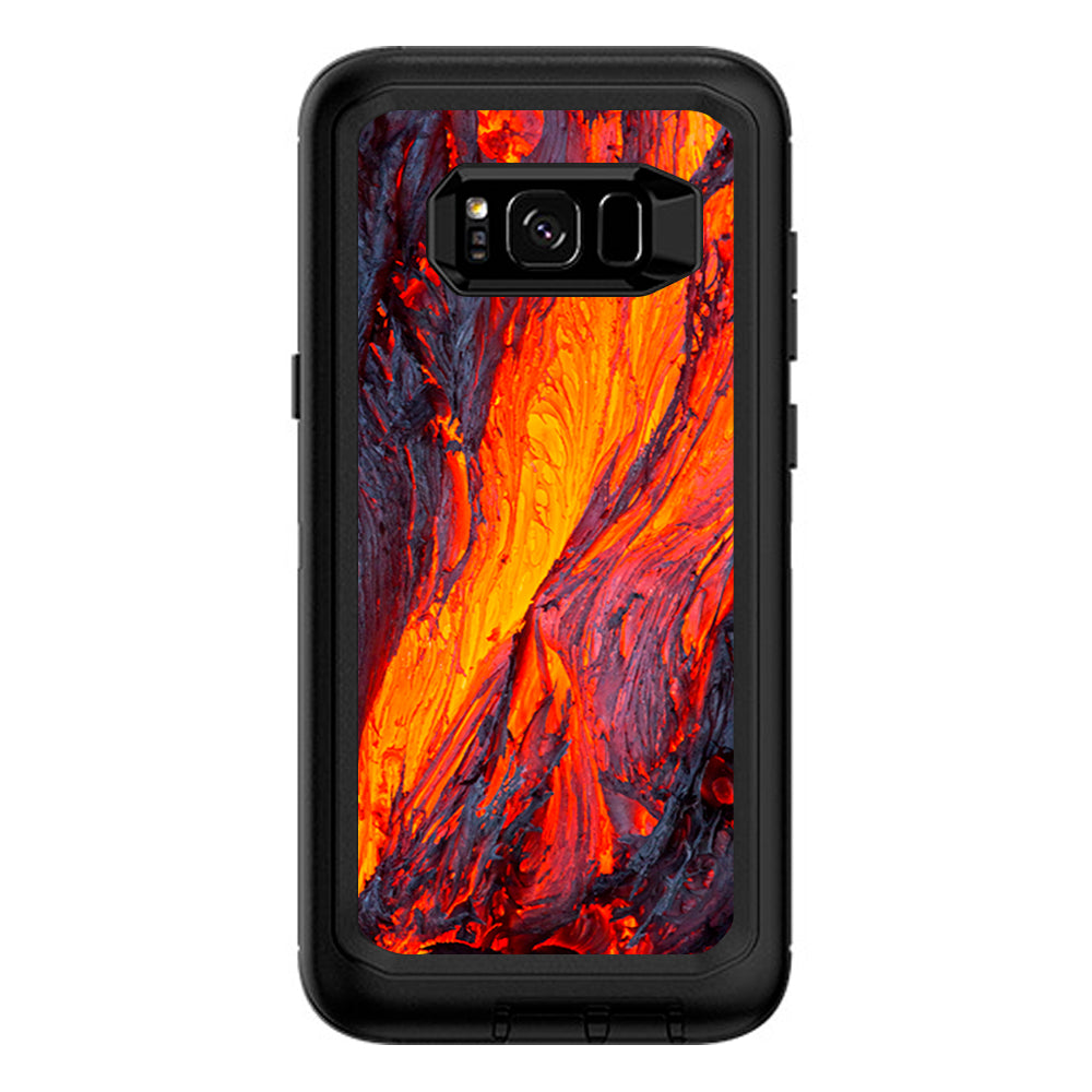  Charred Lava Volcano Ash Otterbox Defender Samsung Galaxy S8 Plus Skin