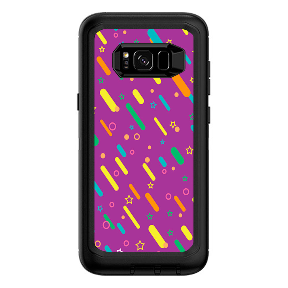  Purple Girly Sprinkles Cupcake Otterbox Defender Samsung Galaxy S8 Plus Skin