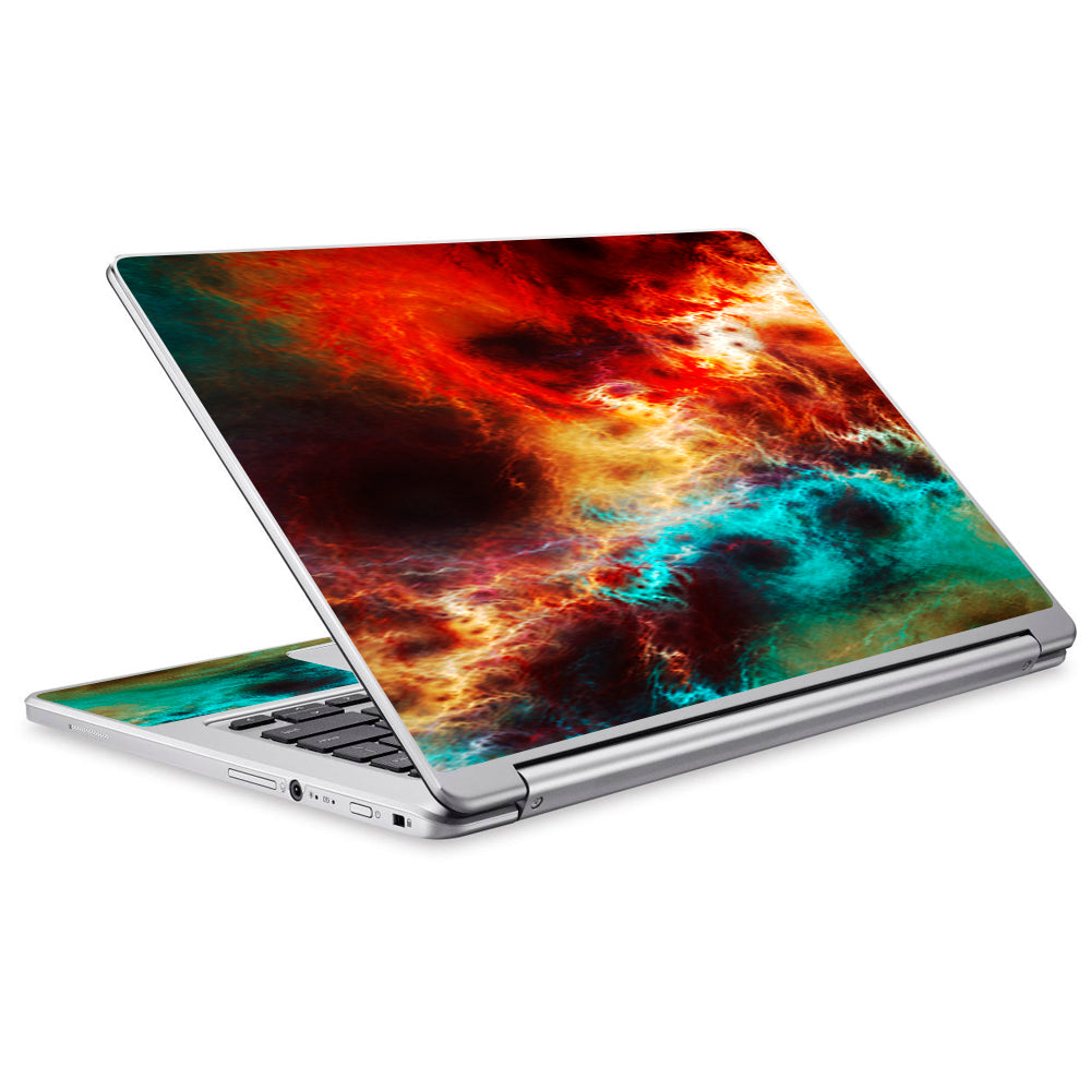  Fire And Ice Mix Acer Chromebook R13 Skin